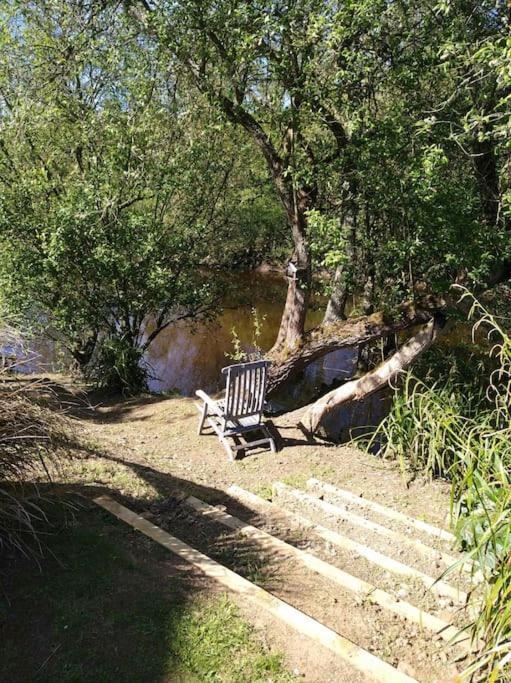 Lodge Avec Vue Sur La Riviere Lannion Exterior foto