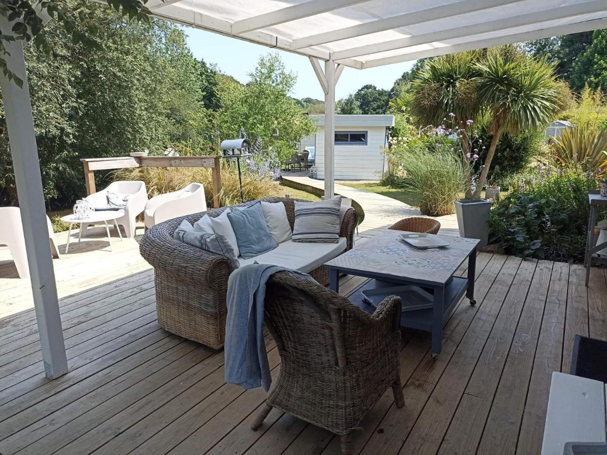 Lodge Avec Vue Sur La Riviere Lannion Exterior foto