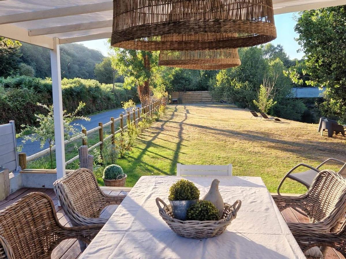 Lodge Avec Vue Sur La Riviere Lannion Exterior foto
