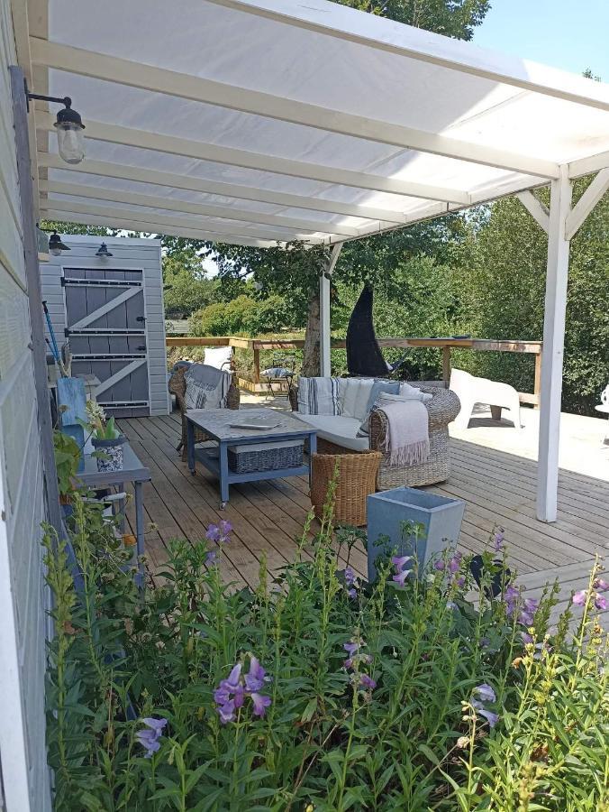 Lodge Avec Vue Sur La Riviere Lannion Exterior foto